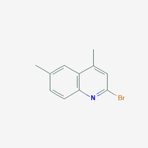 molecular formula C11H10BrN B1523991 2-Bromo-4,6-dimethylquinoline CAS No. 103858-47-5