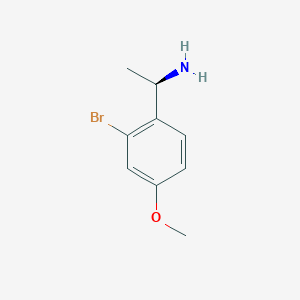 (1R)-1-(2-bromo-4-methoxyphenyl)ethan-1-amine