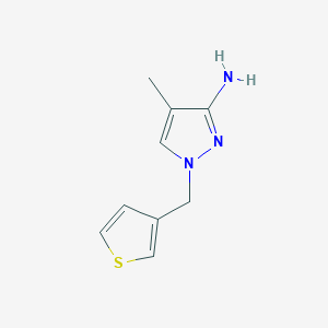 4-Methyl-1-[(thiophen-3-yl)methyl]-1H-pyrazol-3-amine