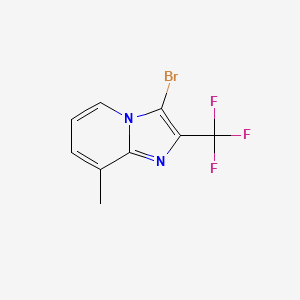 3-Bromo-8-methyl-2-(trifluoromethyl)imidazo[1,2-A]pyridine