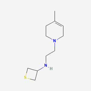 N-[2-(4-Methyl-1,2,3,6-tetrahydropyridin-1-yl)ethyl]thietan-3-amine