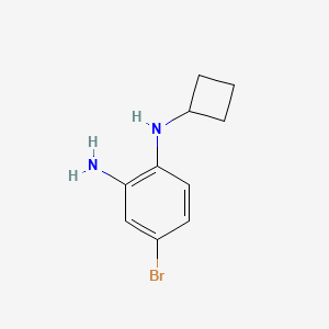 4-bromo-1-N-cyclobutylbenzene-1,2-diamine