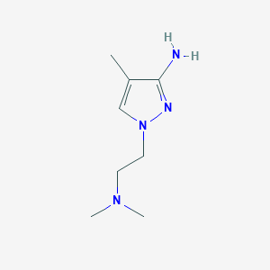 1-[2-(dimethylamino)ethyl]-4-methyl-1H-pyrazol-3-amine