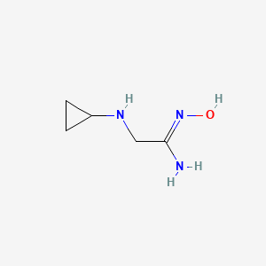 2-(cyclopropylamino)-N'-hydroxyethanimidamide