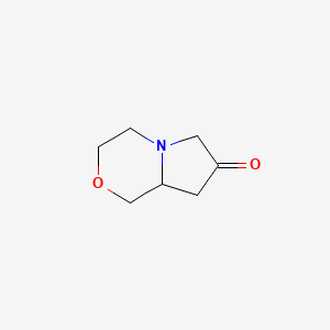 Hexahydro-1H-pyrrolo[2,1-c]morpholin-7-one