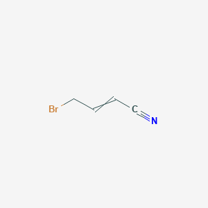 molecular formula C4H4BrN B1524013 2-丁烯腈，4-溴- CAS No. 42879-03-8