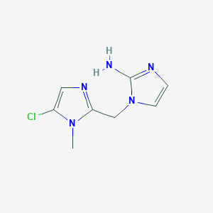 1-[(5-Chloro-1-methyl-1H-imidazol-2-yl)methyl]-1H-imidazol-2-amine