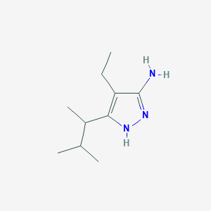 4-ethyl-3-(3-methylbutan-2-yl)-1H-pyrazol-5-amine