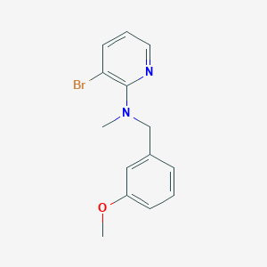 3-bromo-N-[(3-methoxyphenyl)methyl]-N-methylpyridin-2-amine