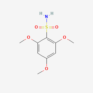 molecular formula C9H13NO5S B1524020 2,4,6-Trimethoxybenzene-1-sulfonamide CAS No. 1343659-96-0