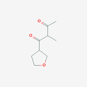 2-Methyl-1-(oxolan-3-yl)butane-1,3-dione