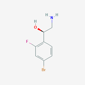 (1R)-2-Amino-1-(4-bromo-2-fluorophenyl)ethan-1-ol