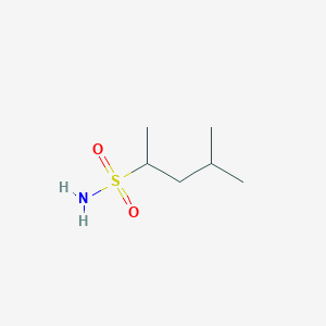 molecular formula C6H15NO2S B1524024 4-Methylpentane-2-sulfonamide CAS No. 1249688-47-8