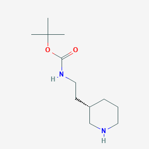 Tert-butyl N-{2-[(3S)-piperidin-3-YL]ethyl}carbamate