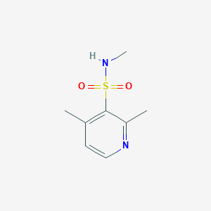 molecular formula C8H12N2O2S B15240255 N,2,4-Trimethylpyridine-3-sulfonamide 