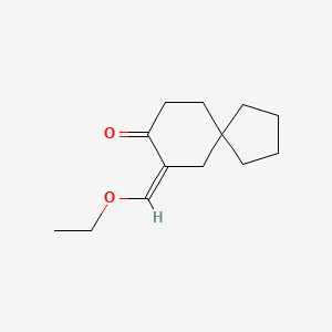 7-(Ethoxymethylidene)spiro[4.5]decan-8-one