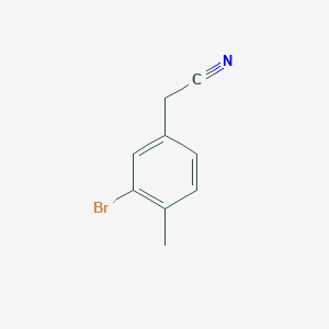 2-(3-Bromo-4-methylphenyl)acetonitrile