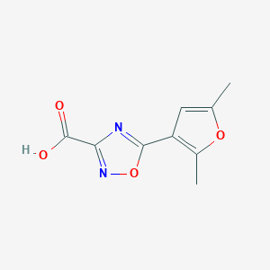 5-(2,5-Dimethylfuran-3-yl)-1,2,4-oxadiazole-3-carboxylic acid