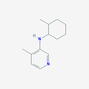 molecular formula C13H20N2 B15240306 4-methyl-N-(2-methylcyclohexyl)pyridin-3-amine 