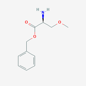 molecular formula C11H15NO3 B1524032 (S)-苄基2-氨基-3-甲氧基丙酸酯 CAS No. 791782-11-1
