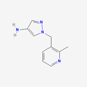 1-[(2-Methylpyridin-3-yl)methyl]-1H-pyrazol-4-amine