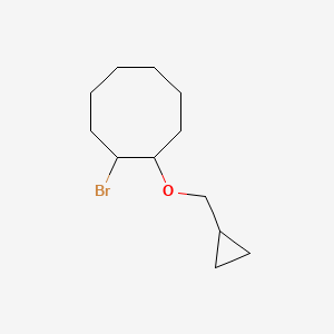 1-Bromo-2-(cyclopropylmethoxy)cyclooctane