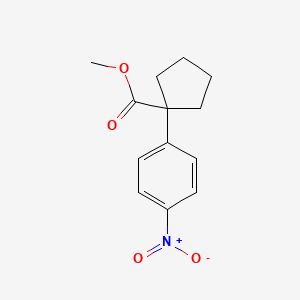 Methyl 1-(p-nitrophenyl)cyclopentanecarboxylate