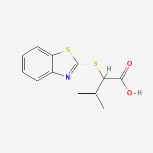 2-(1,3-Benzothiazol-2-ylsulfanyl)-3-methylbutanoic acid