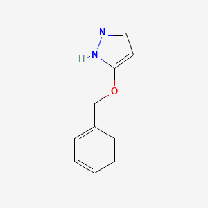 molecular formula C10H10N2O B1524041 3-(苄氧基)-1H-吡唑 CAS No. 852471-13-7