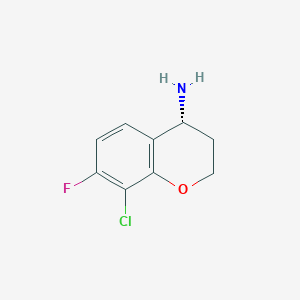 (R)-8-Chloro-7-fluorochroman-4-amine