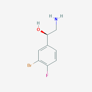 (1R)-2-amino-1-(3-bromo-4-fluorophenyl)ethan-1-ol