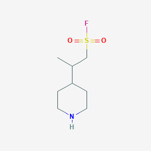 2-(Piperidin-4-yl)propane-1-sulfonyl fluoride