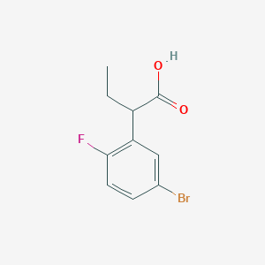 2-(5-Bromo-2-fluorophenyl)butanoic acid