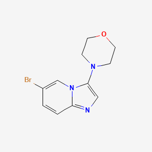 4-(6-Bromoimidazo[1,2-a]pyridin-3-yl)morpholine