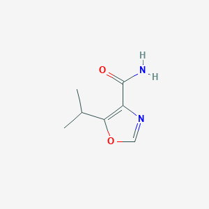 5-(Propan-2-yl)-1,3-oxazole-4-carboxamide