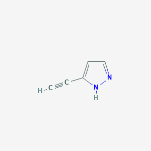 molecular formula C5H4N2 B1524052 5-Ethynyl-1H-pyrazole CAS No. 23486-70-6
