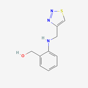 {2-[(1,2,3-Thiadiazol-4-ylmethyl)amino]phenyl}methanol