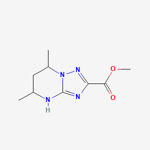 Methyl 5,7-dimethyl-4H,5H,6H,7H-[1,2,4]triazolo[1,5-a]pyrimidine-2-carboxylate