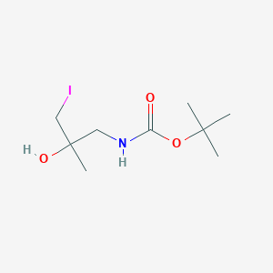 tert-Butyl N-(2-hydroxy-3-iodo-2-methylpropyl)carbamate