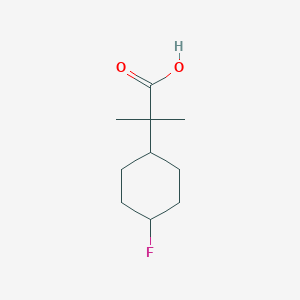 2-(4-Fluorocyclohexyl)-2-methylpropanoic acid