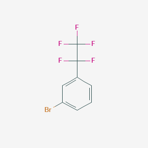 molecular formula C8H4BrF5 B1524060 1-Bromo-3-(pentafluoroethyl)benzene CAS No. 18739-03-2