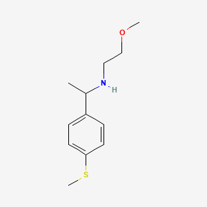 (2-Methoxyethyl)({1-[4-(methylsulfanyl)phenyl]ethyl})amine