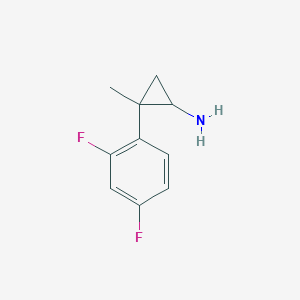 2-(2,4-Difluorophenyl)-2-methylcyclopropan-1-amine