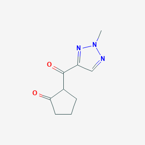 2-(2-Methyl-2H-1,2,3-triazole-4-carbonyl)cyclopentan-1-one