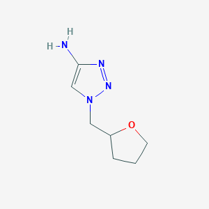 1-[(Oxolan-2-yl)methyl]-1H-1,2,3-triazol-4-amine