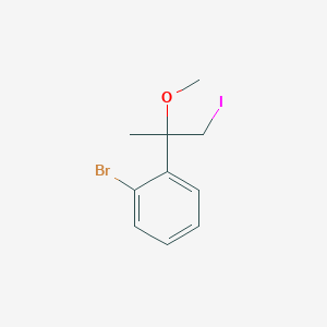 1-Bromo-2-(1-iodo-2-methoxypropan-2-yl)benzene