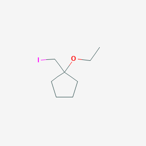 1-Ethoxy-1-(iodomethyl)cyclopentane