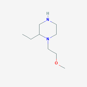 molecular formula C9H20N2O B1524075 2-Ethyl-1-(2-methoxyethyl)piperazine CAS No. 1315367-66-8