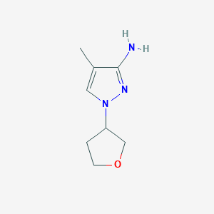 4-methyl-1-(oxolan-3-yl)-1H-pyrazol-3-amine