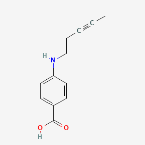 4-[(Pent-3-yn-1-yl)amino]benzoic acid